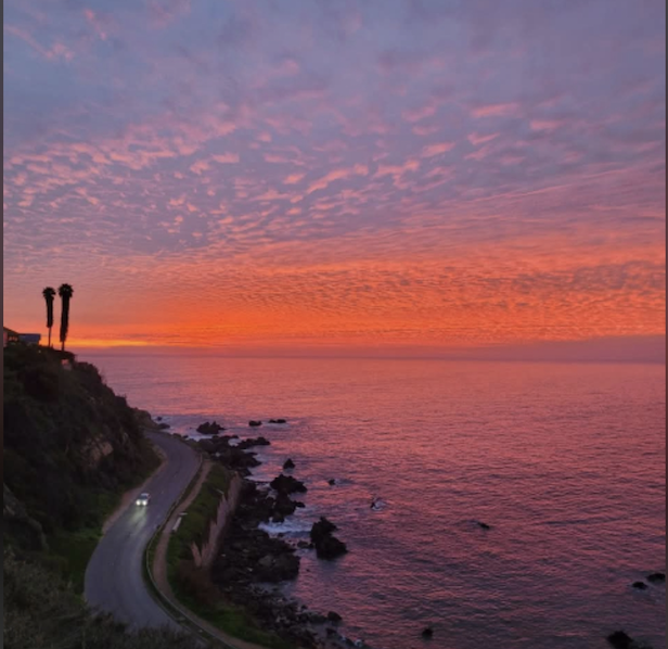 Atardecer en mi paraíso. 1
