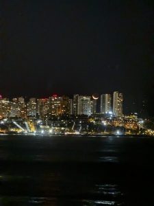 Reflejos de una noche, terraza Radisson 1