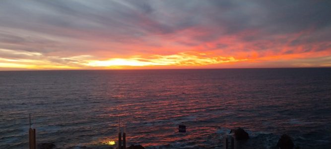 Inspirador atardecer 1