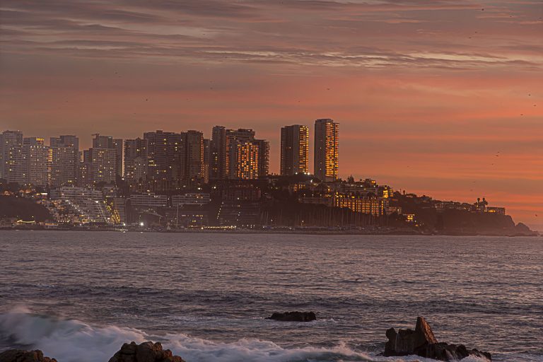 El atardecer en Concón 1